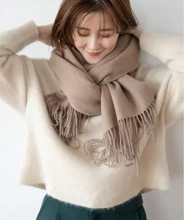 [아파트 바이 로리즈] 캐시미어 울 스톨