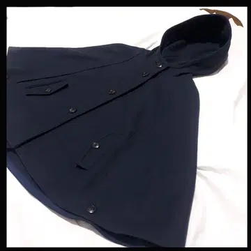 투모로우랜드 컬렉션 판초 후드 부착 케이프 코트 캐시미어 혼방 울