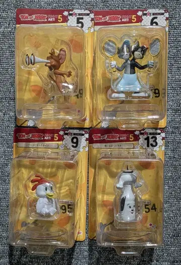 톰과 제리 Happy복권 A상 피규어 4종
