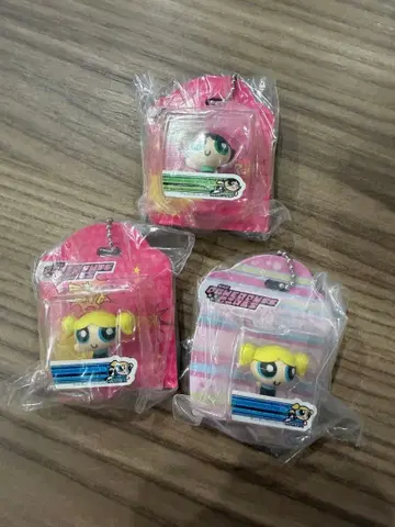 파워퍼프걸 가챠 3개 세트