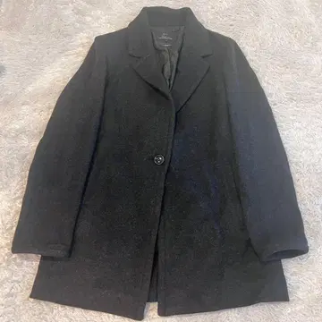 23구 온워드 캐시미어 혼방 울 코트 차콜 그레이 38