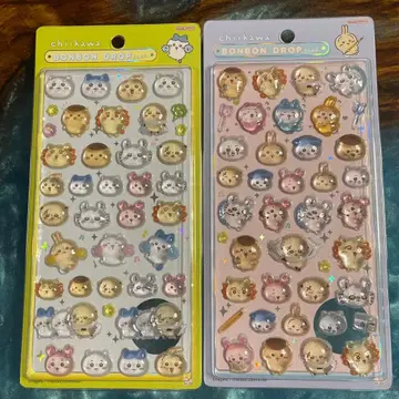 치이카와(먼작귀) 드롭 씰 2장 세트