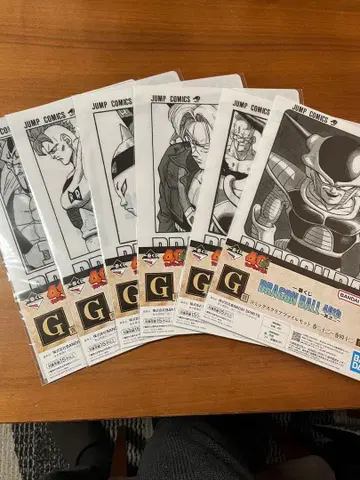 드래곤볼 제일복권 G상 코믹스 클리어 파일 세트