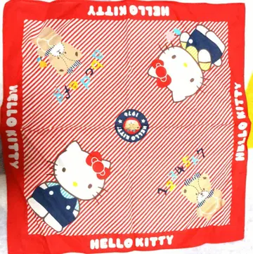 미사용 레어 레트로 Hello Kitty 손수건 헬로키티