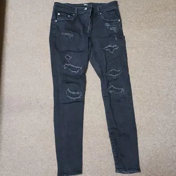 AZUL by MOUSSY 스키니 데님 블랙 S