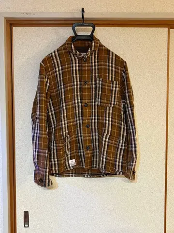 DRESSTERIOR 체크 무늬 셔츠 브라운 계열