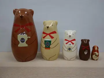 [ 미사용 ] 타리즈 해피백 2018 베어 마트료시카