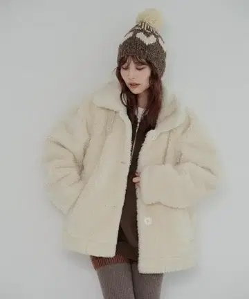 jumelle 무스탕 보아 코트