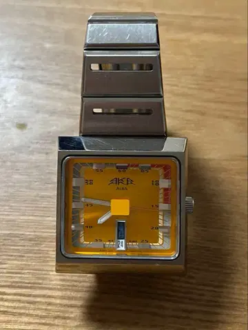 SEIKO ALBA AKA 스퀘어 손목시계