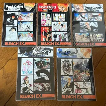 BLEACH EX 원화전 엽서 세트 5세트