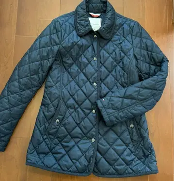 TOMMY HILFIGER 네이비 퀼팅 자켓