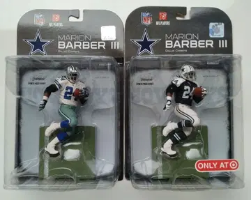 맥팔렌 NFL 마리온 바버 피규어 2체 세트 (미개봉품)