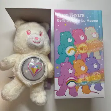 PLAZA 한정판 케어베어 스파클하트베어 라이트업 마스코트