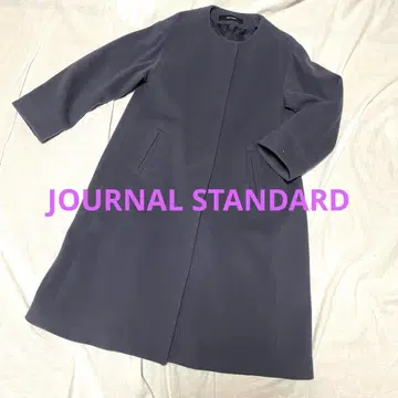 JOURNAL STANDARD 퍼플 롱 코트 M 울 100%
