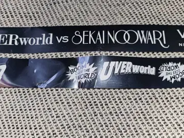 UVERworld 세카오와 합동 라이브 공연 밴드 은색 테이프 2개 세트