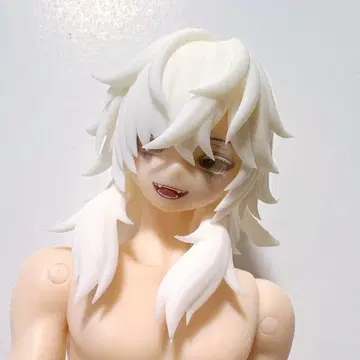 시칠리아의 추억용 화이트 헤어 부품 10 포니테일