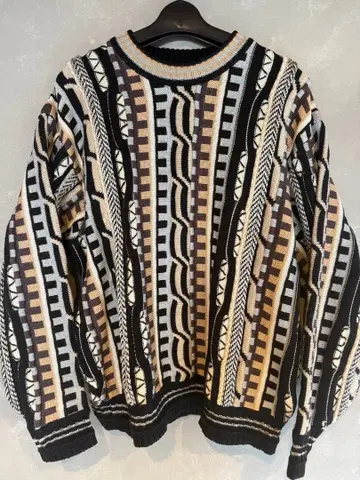 3D 디자인 니트 스웨터