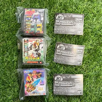 슈퍼전대 시리즈 DX 로봇 미니어처 & 패키지 컬렉션 01 [ 3종 ]