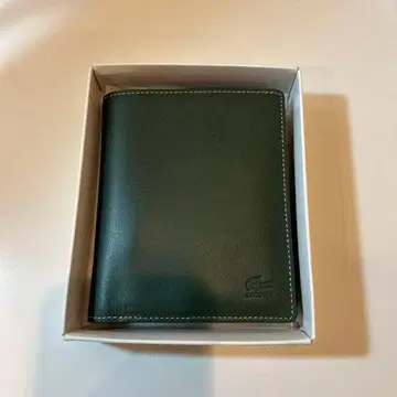 LACOSTE 그린 접이식 지갑