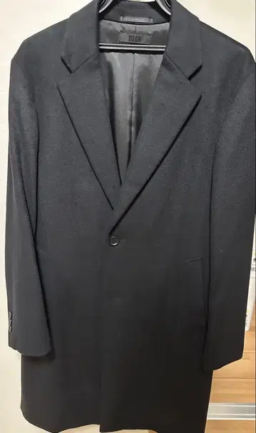 울 캐시미어 체스터 코트