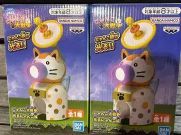 냥코 대전쟁 빛나는 냥코 성 빛나는 냥코 포 피규어 룸 라이트 2개