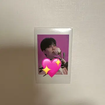 SEVENTEEN 정한 친필 사인 인스턴트 사진 HANABI