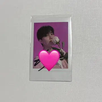 SEVENTEEN 정한 친필 사인 인스턴트 사진 HANABI