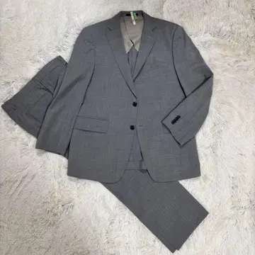 마르조토 원단 울 100% 그레이 수트 AB5 단추 3개