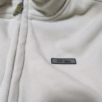 퍼스트 다운 플리스 자켓 L 화이트