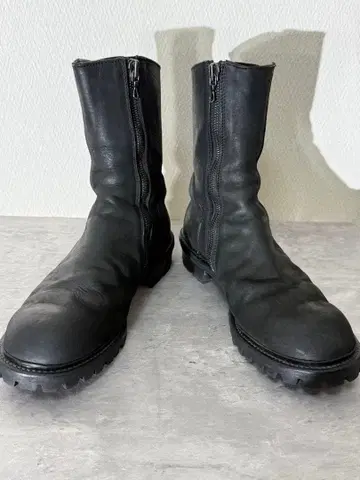 JULIUS 율리우스 ZIP 가죽 부츠