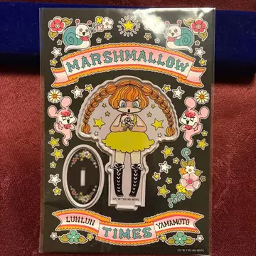 마쉬멜로우 통신 아크릴 스탠드 산디 클라우드 야마모토 룬룬