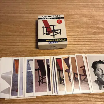 Gerrit Rietveld 의자 트레이딩 카드 36장 세트