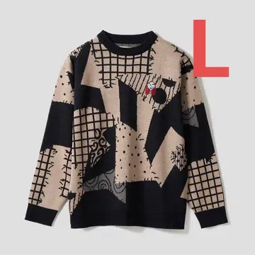 L 그라니프 나이트메어 비포어 크리스마스 샐리 자카드 니트