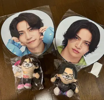 하시모토 나오키 키쿠치 후마 부채 봉제 인형 타임리스 새상품 4점