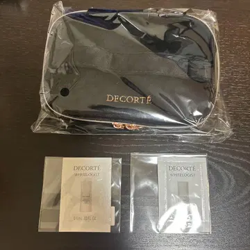 코스메 데코르테 홀리데이 한정판 파우치 화이트 로지스트 샘플