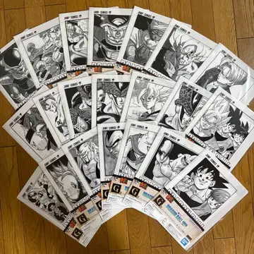 제일복권 드래곤볼 40th 제2탄 G상 코믹스 클리어 파일 세트 컴프