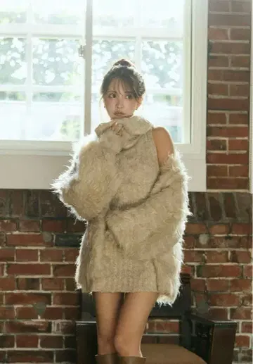 MISTREASS 플러피 참 니트 트리오 세트