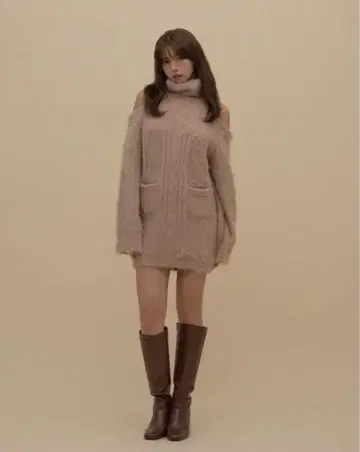 Allyn cable knit dress AM1580