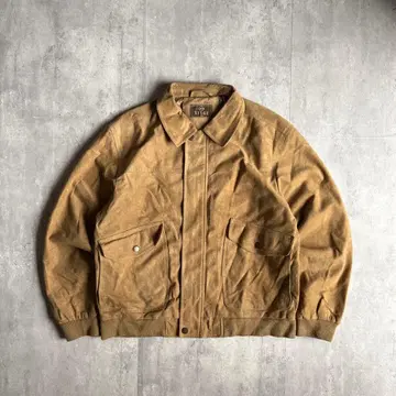 [ 90s vintage ] 가죽 블루종 스윙탑 스웨이드 짧은 기장 유로