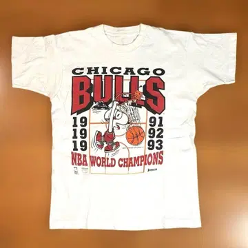 시카고 불스 싱글 스티치 스누피 티셔츠