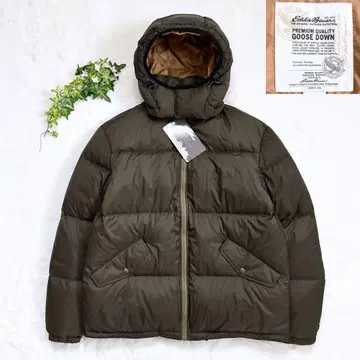 새상품 EDDIE BAUER 550FP 구스 다운 다운 자켓 카키