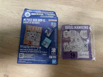 원피스 아크릴 블록 참 베이스 샵 복권