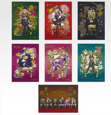 제일복권 죠죠 월드 I상 클리어 포스터 컴플리트