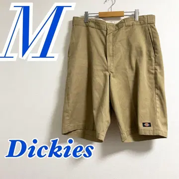 Dickies 디키즈 카키 하프 팬츠 캐주얼 자수 하프