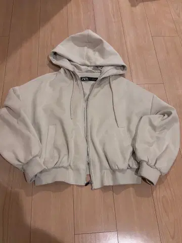 ZARA 페이크 스웨이드 크롭 자켓 S