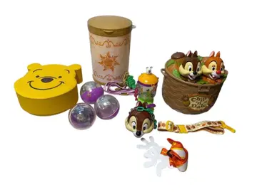 라푼젤 팝콘통, 디즈니 35주년 캡슐 토이 묶음 판매 총 8점