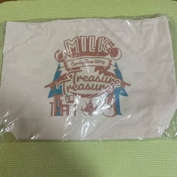 [ 미사용 새상품 미사용품 ] M!LK Springtour2019 토트백