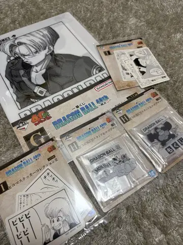 드래곤볼 40주년 제일복권 하위상 5종 세트 G상 H상 I상