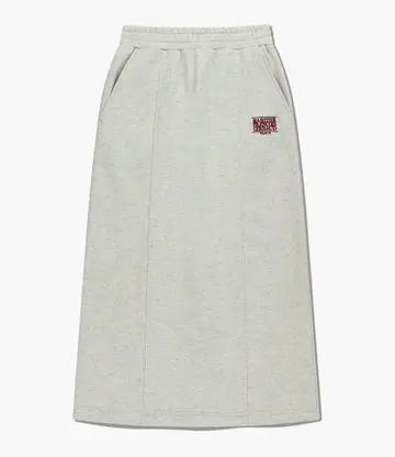 W EMBROIDERY CLASSIC LOGO SWEAT SKIRT