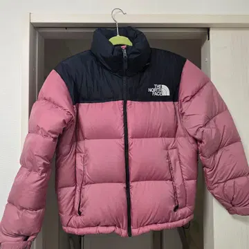 THE NORTH FACE 다운 자켓 핑크/블랙 L 사이즈